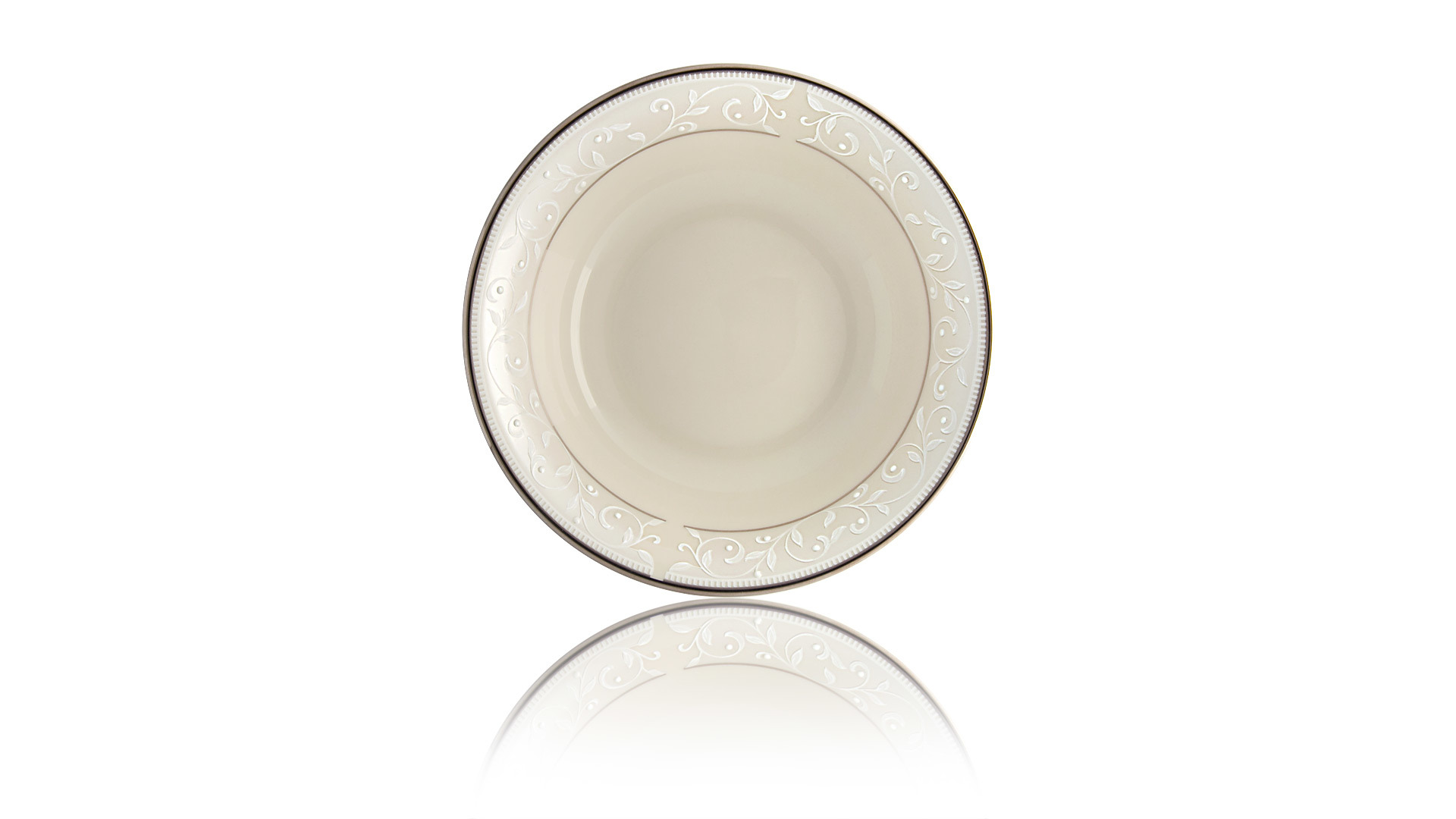 10524967 Lenox Салатник круглый Lenox "Чистый жемчуг" 24см Фарфор костяной  - Вид №1