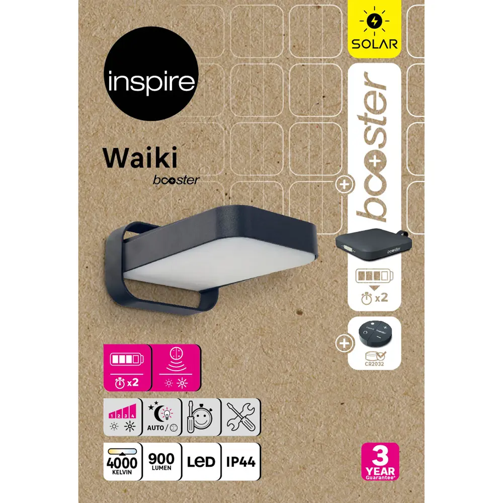 INSPIRE Waiki — настенный светильник на солнечной батарее для сада 84692984 STLM-0908868 - Вид №14