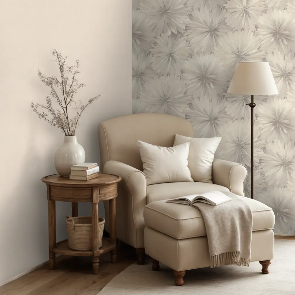 Обои флизелиновые Ornamy Florance серые 1.06 м OR8090-11 STLM-2073633 - Вид №5