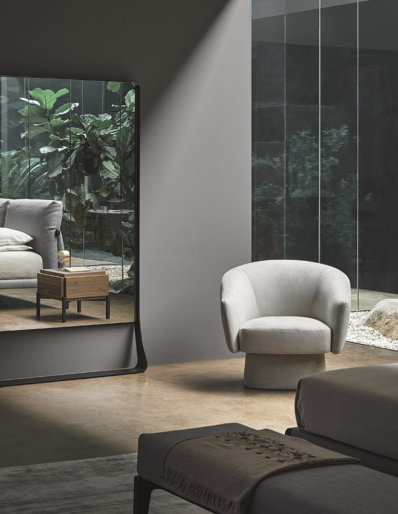 Тканевое кресло с подлокотниками BONALDO BRUNO ARCH-00066458 - Вид №2