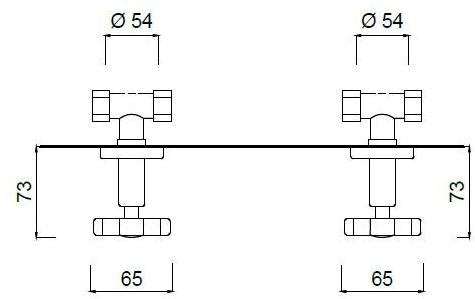 Rubinetteria Giulini Смеситель для душа с одной ручкой Giò crystal - giò F3615/s - Вид №1