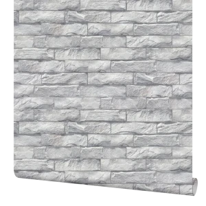 Обои флизелиновые Palitra Family Klinker серые 1.06 м FM72197-41