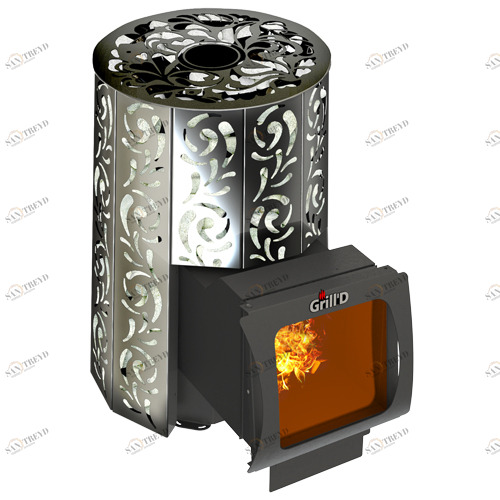 Печь для бани GRILL'D Violet Long Window Max с закрытой каменкой 6285