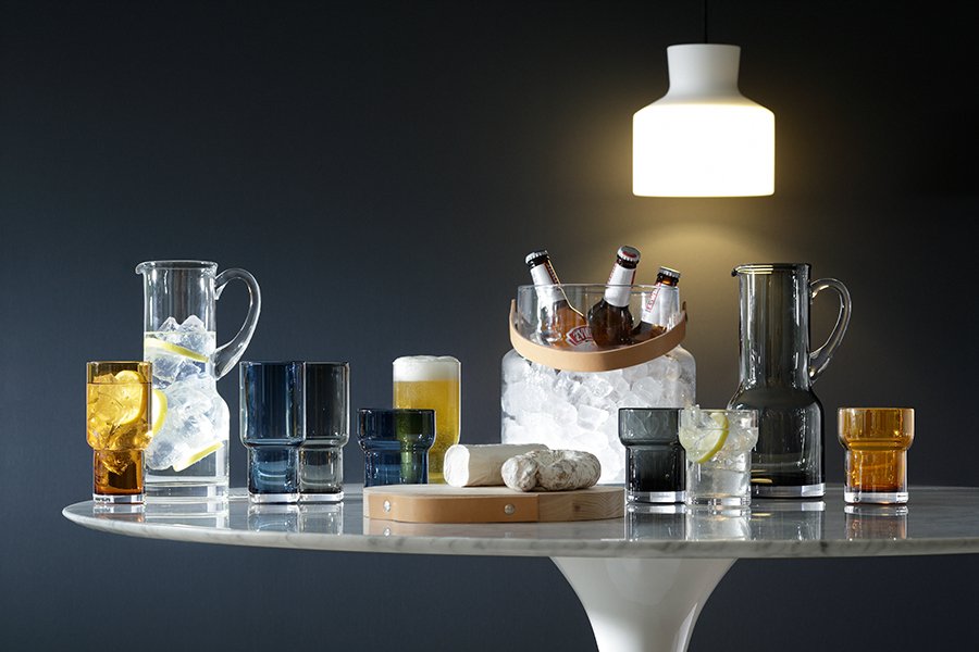 Набор из 2 хайболов 390 мл охра Utility LSA INTERNATIONAL UTILITY 00-3863178 Оранжевый;прозрачный  - Вид №2