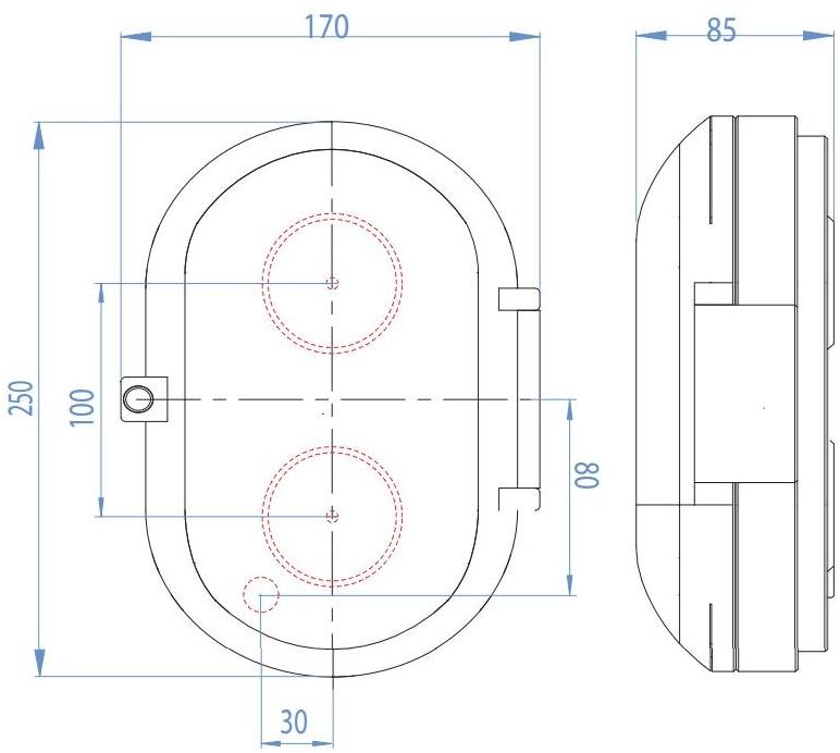 Astro Lighting Настенный светильник из алюминия  0326  - Вид №2