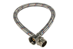 90336835 Гибкая подводка для воды 1/2" г/ш 80 см латунь STLM-0189978 ELKA