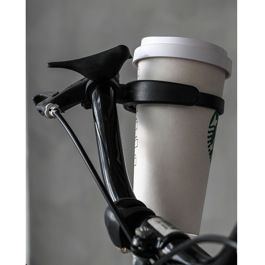 QLX20010-BK Держатель для стаканов bird, черный Qualy  - Вид №3