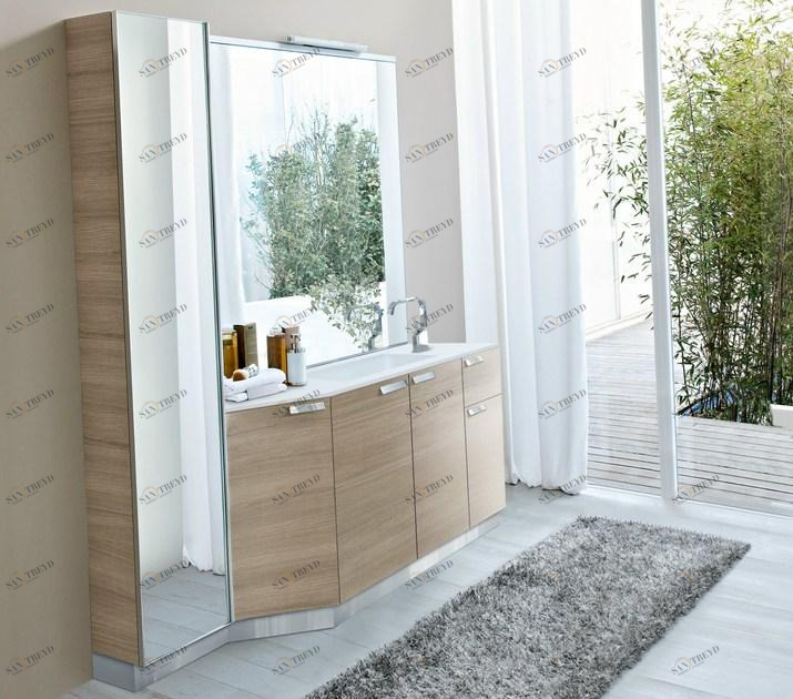 Ideagroup Мебель для умывальника из дуба с зеркалом My fly evo sun-id-1376977