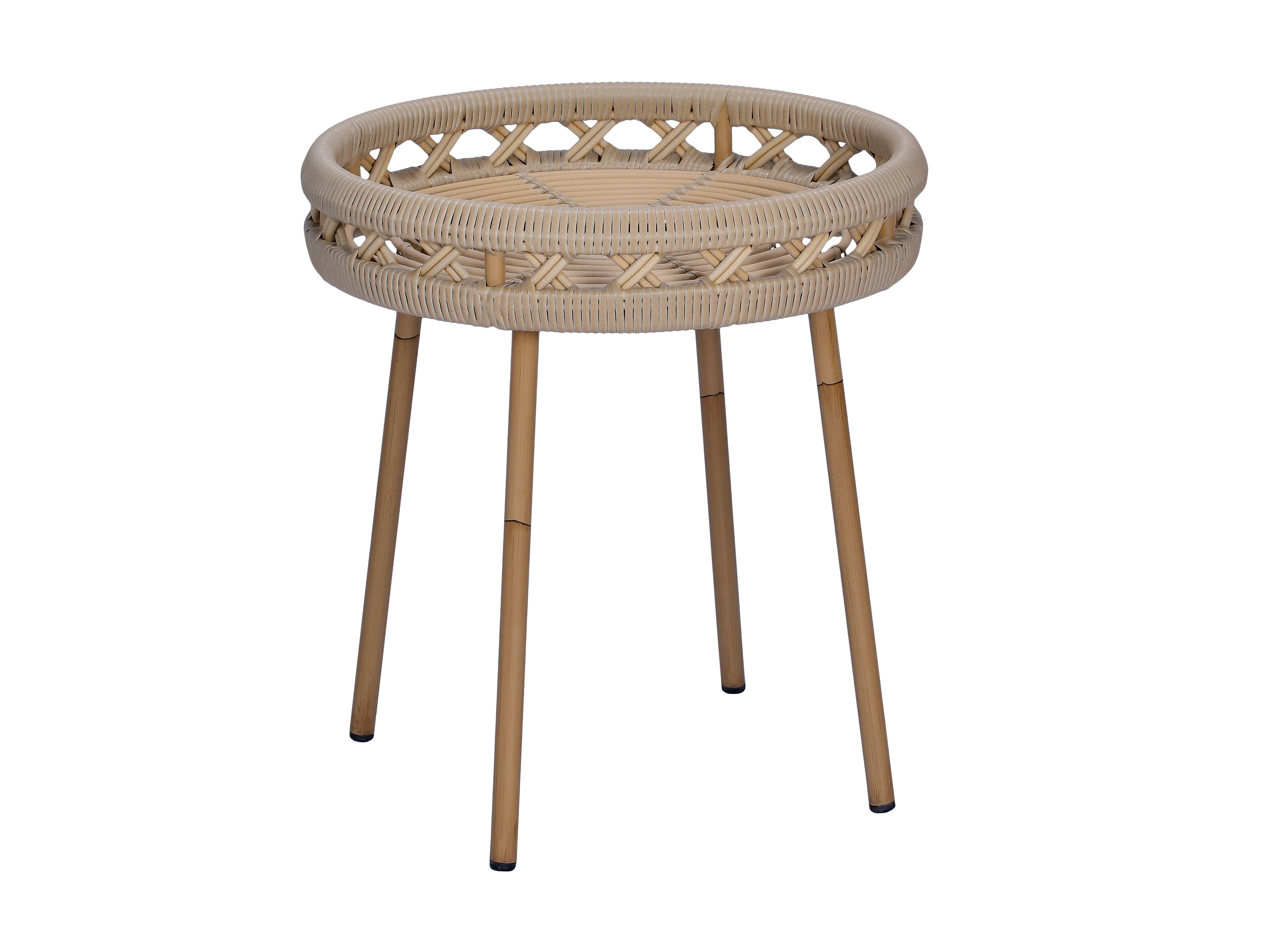 Круглый журнальный столик из синтетического волокна cbdesign Agadir ARCH-00074831