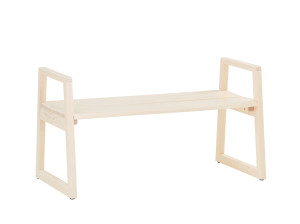 Модульная деревянная скамья без спинки