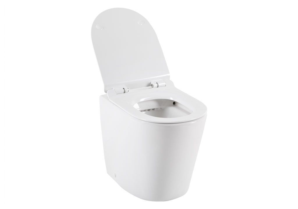 BL104NFST Приставной унитаз напольный Белый Aquanet ATAGO Китай - Вид №1