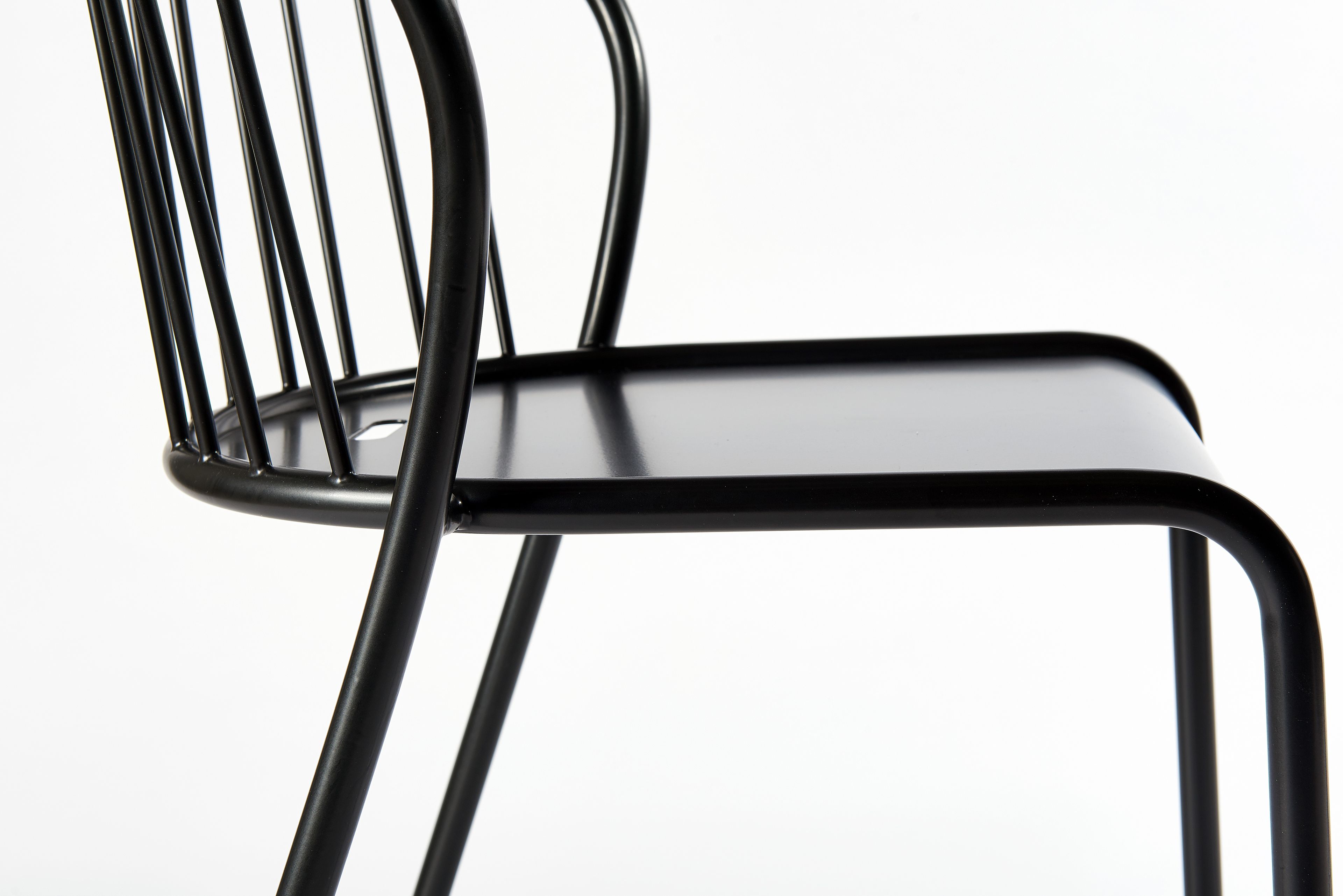 Окрашенный металлический садовый стул Atipico Cannet ARCH-00027469 - Вид №8