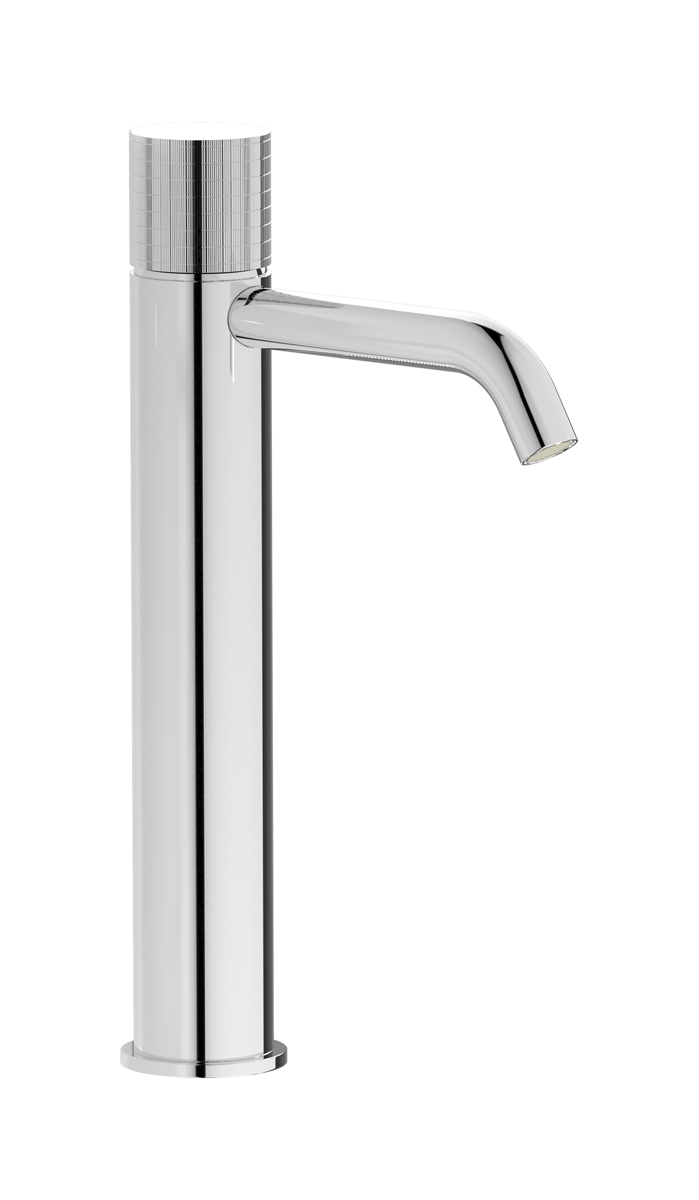 Высокий смеситель для раковины на 1 отверстие в комплекте с донным клапаном WE ARE IB ga202cc Chrome Gatsby