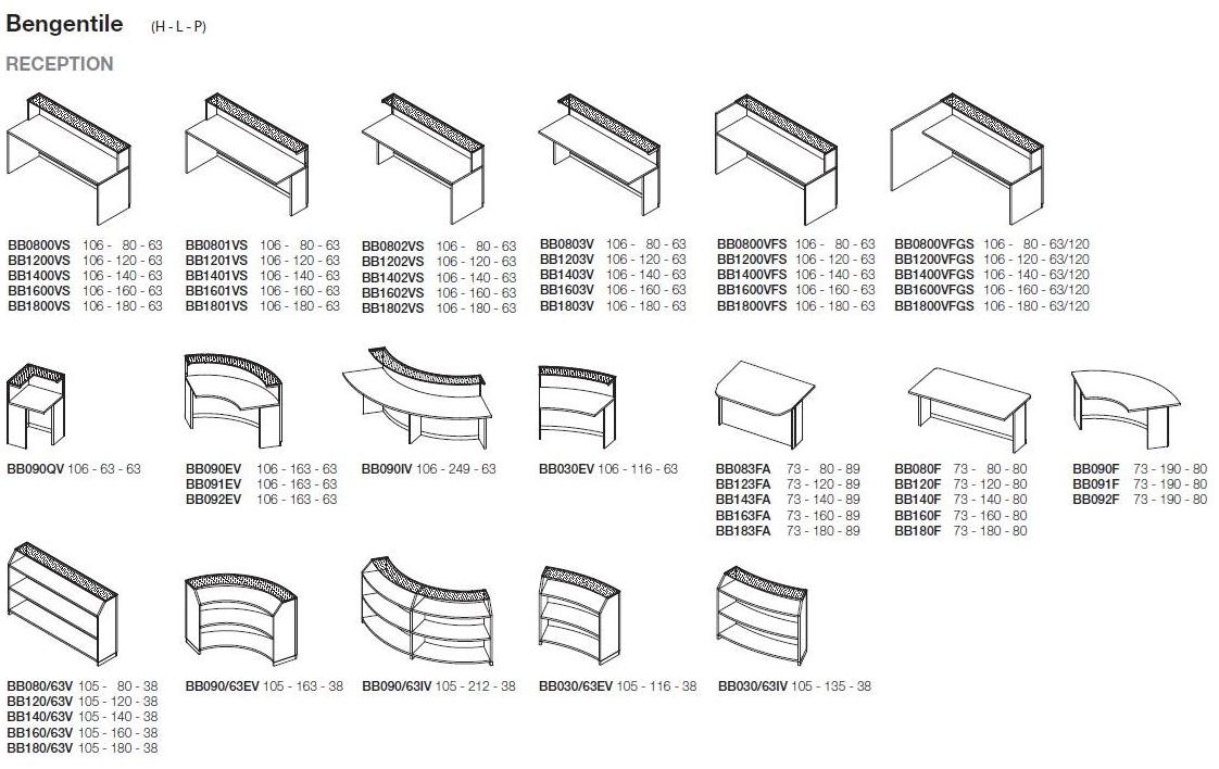 Ultom Модульная стойка администратора Bengentile sun-id-1508263 - Вид №6