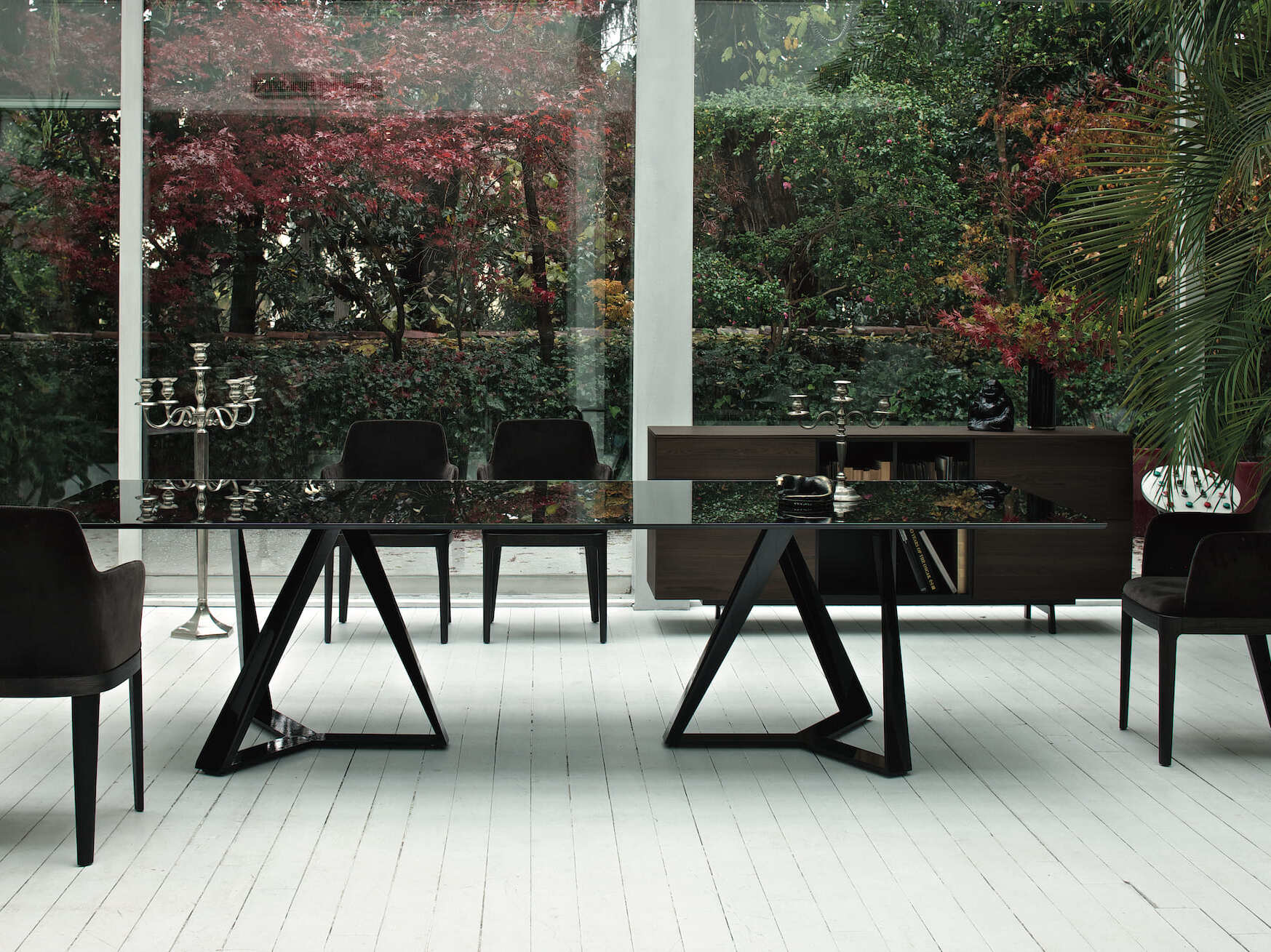 Обеденный стол из алюминия и SuperMarmo Bontempi Casa Millennium ARCH-00093325 - Вид №7