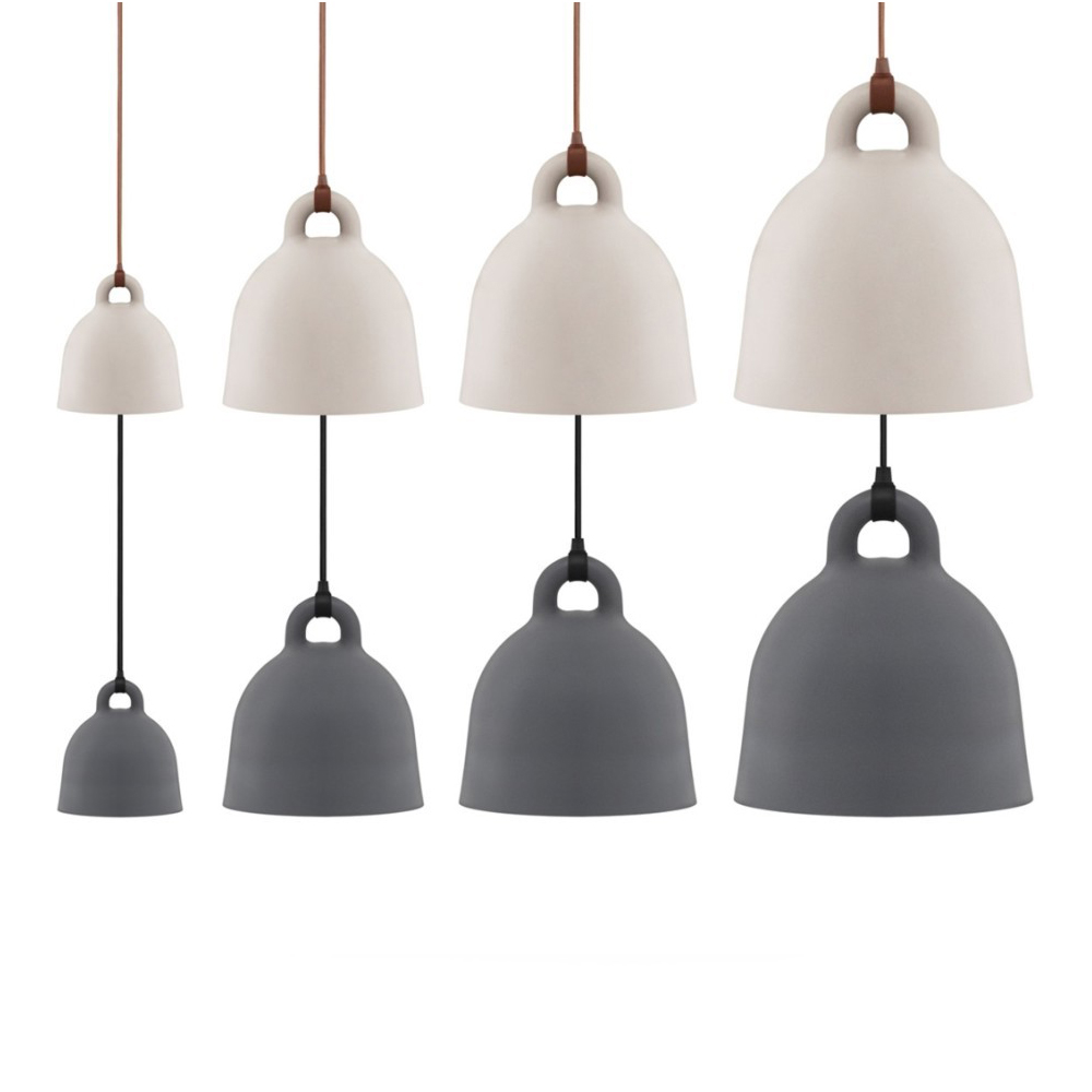 Подвесной светильник Bell US 37 x  D35 см, серый Normann Copenhagen 503042 - Вид №1