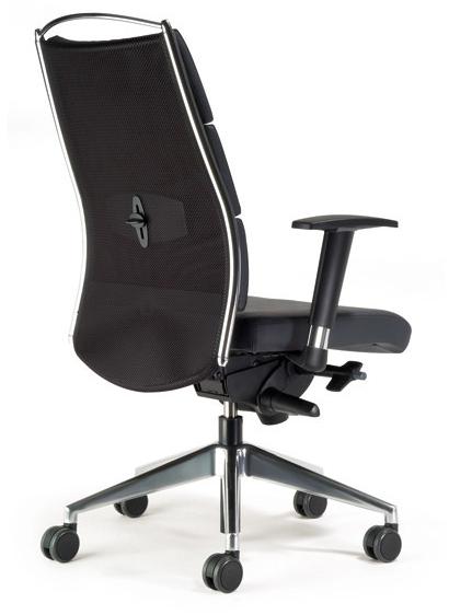 Ares Line Кожаное кресло для руководителя с регулируемой высотой и подлокотниками Link family sun-id-1375686 - Вид №1