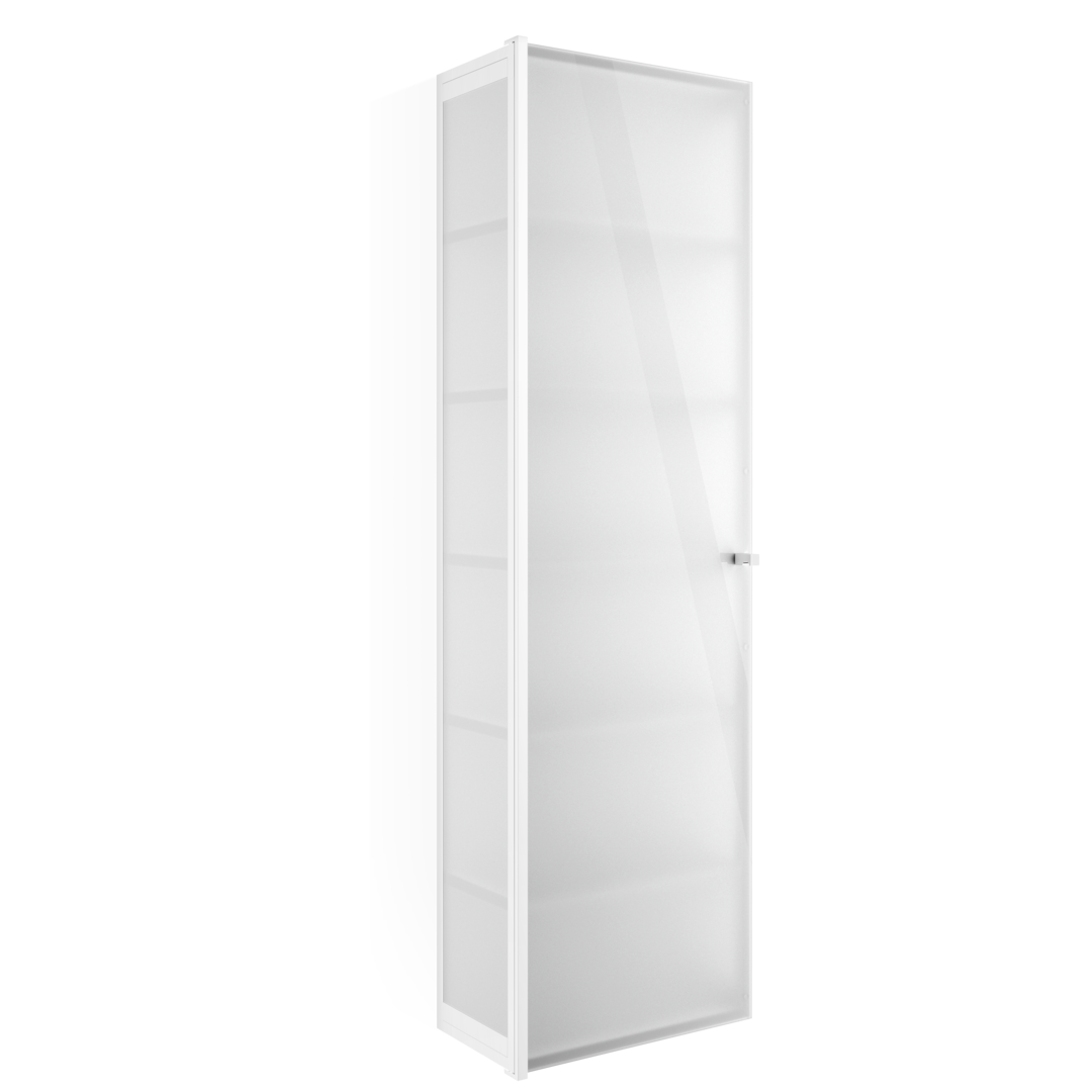 Стеклянный шкаф S 4 DECOR WALTHER Хром / Стекло матовое 602506  - Вид №2