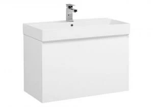 Тумба с раковиной Aquanet Йорк 85 белый