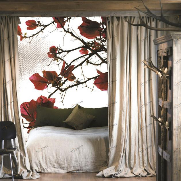 Creativespace Моющиеся флизелиновые обои с цветочными мотивами Wallpaper 2016 sun-id-1470814