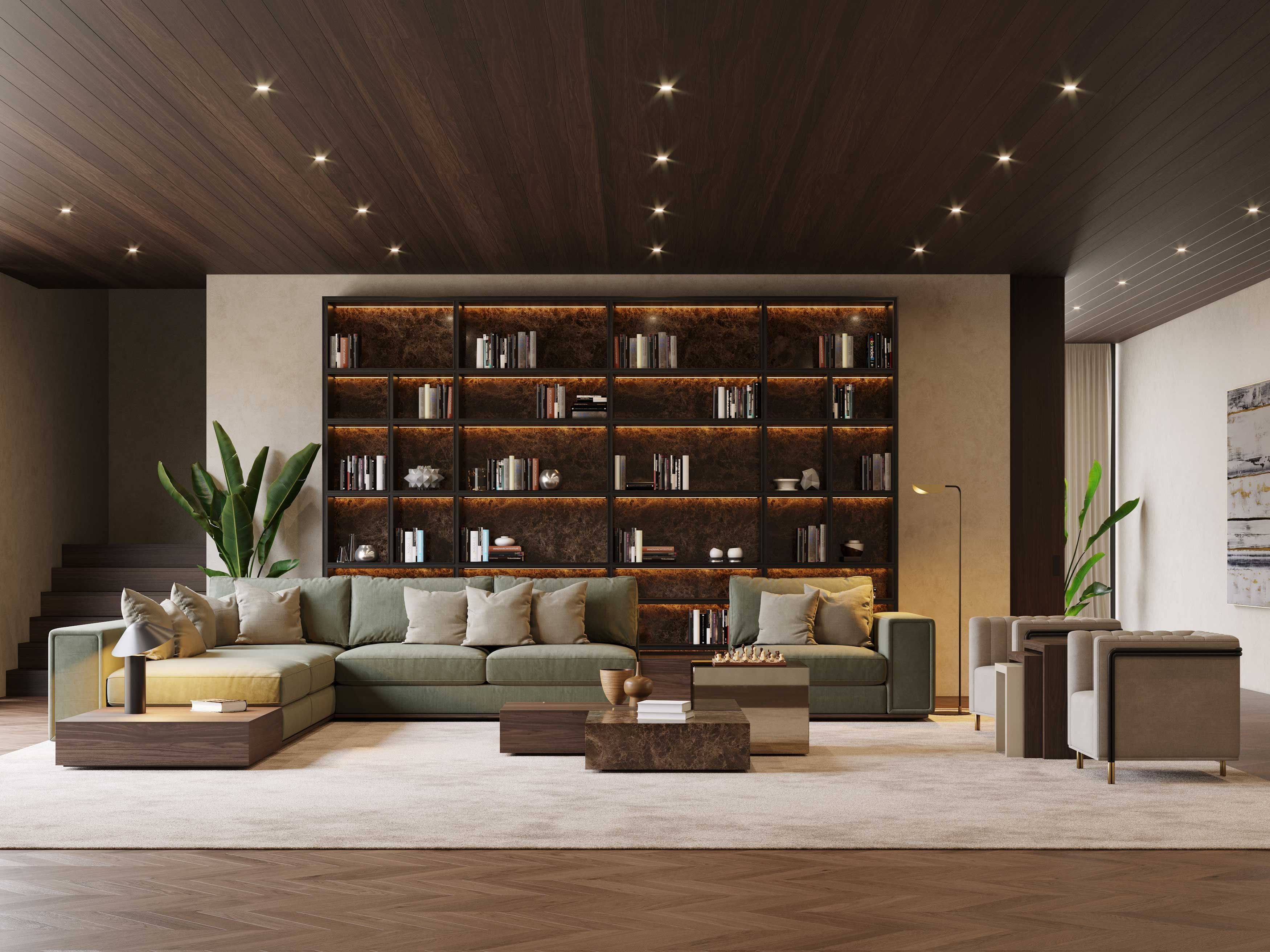 Мягкое кресло с подлокотниками из микрофибры и бархата Stylish Club ARCH-00142925 - Вид №7