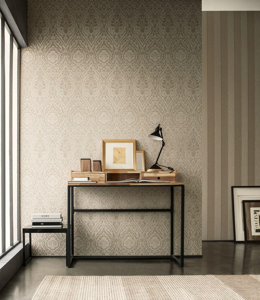 Architects Paper Моющиеся обои в полоску с тканевым эффектом Tessuto 2 sun-id-1438640 - Вид №1