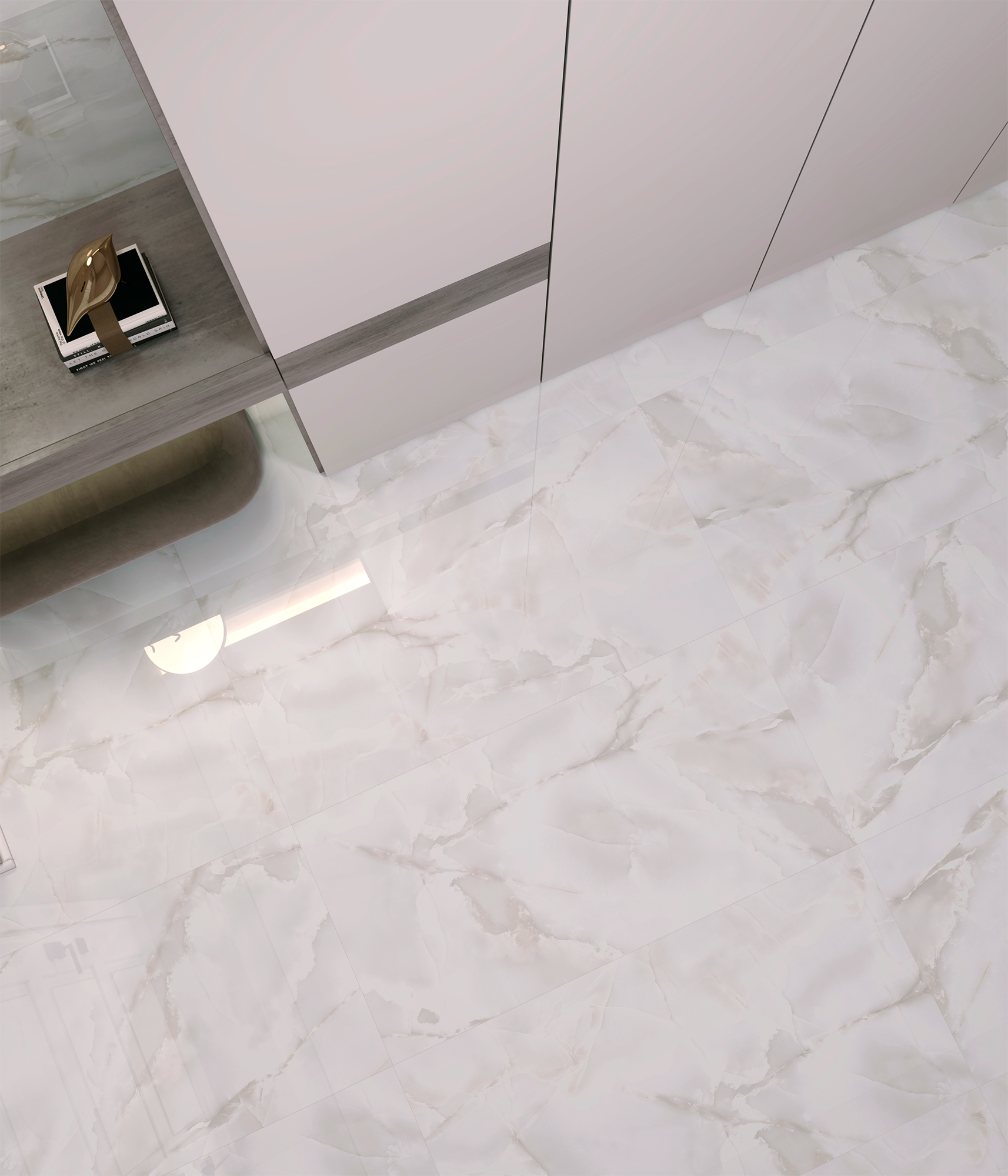 Ониксовый Шёпот: Керамогранит для Вдохновения FP1017-A Arcadia Ceramica PRIMO - Вид №1