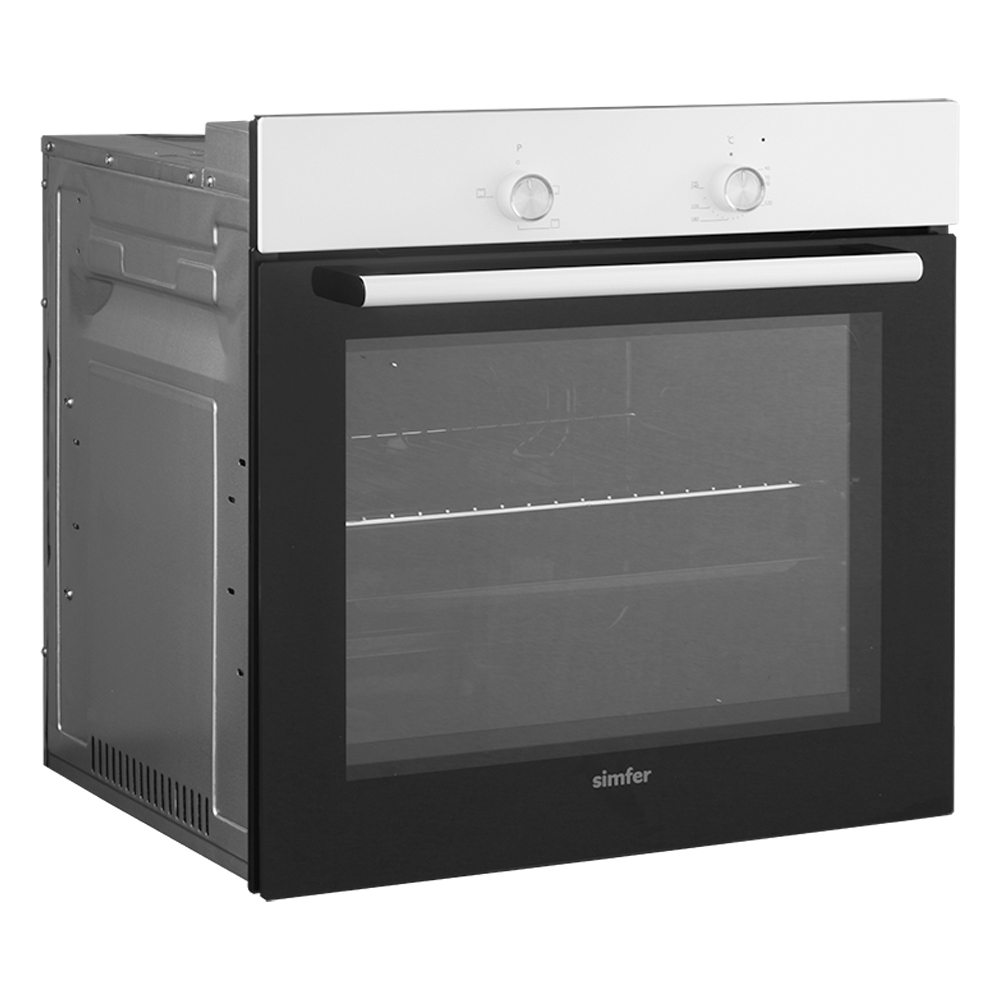 9977028 Электрический духовой шкаф Simfer B6EW04070 белый STDN-0149854 - Вид №1