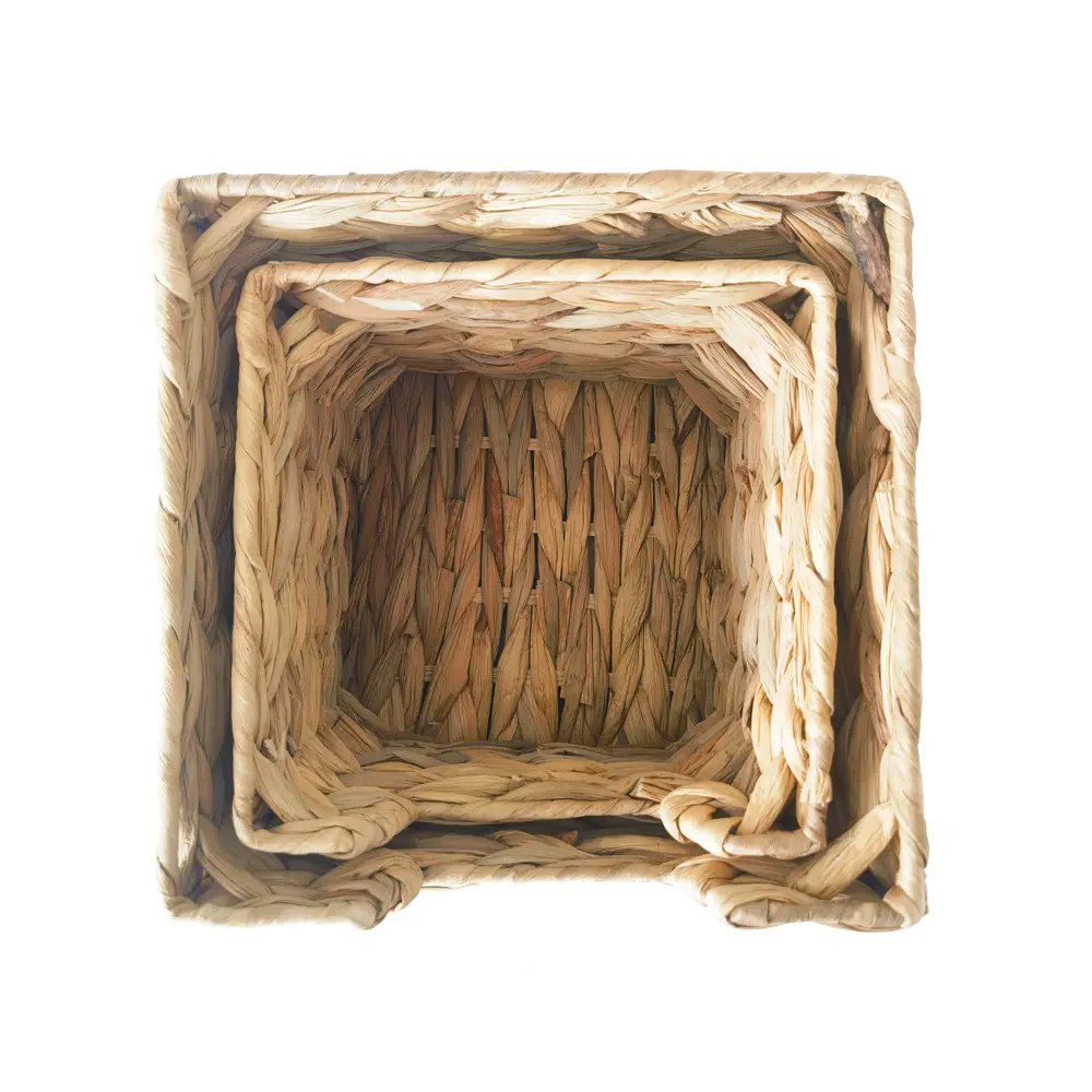 SPACEO Корзина из водяного гиацинта для элегантного хранения мелочей 89344347 Kub STLM-1509030 - Вид №1