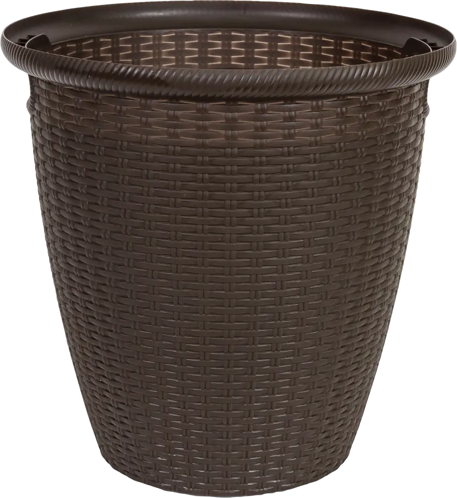 Кашпо INGREEN «Ротанг» для высоких растений с ручками 82101776