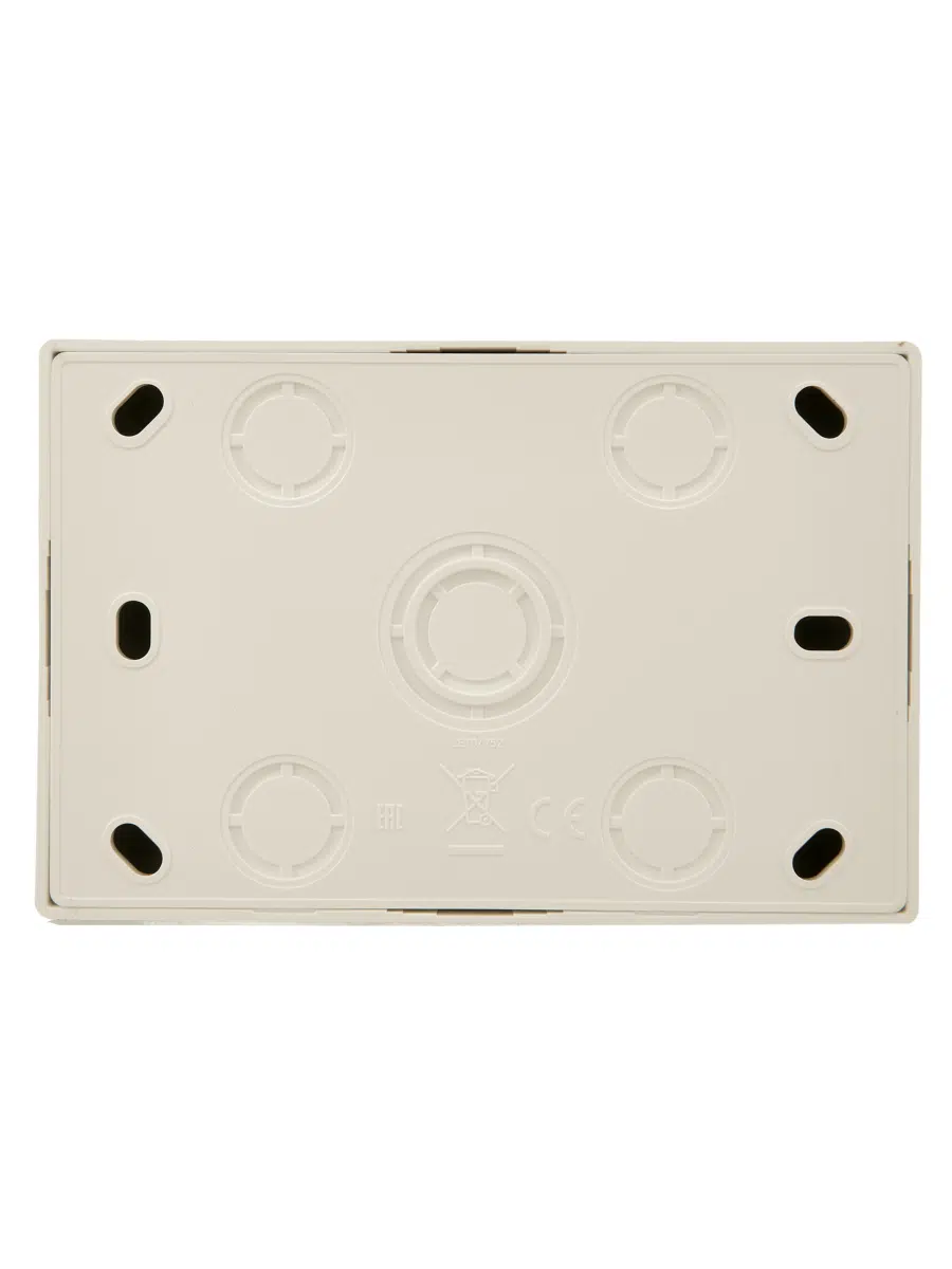 LETO Розетка двойная б/з закрытый корпус ПБТ крем LEZARD 752-0300-128B - Вид №2