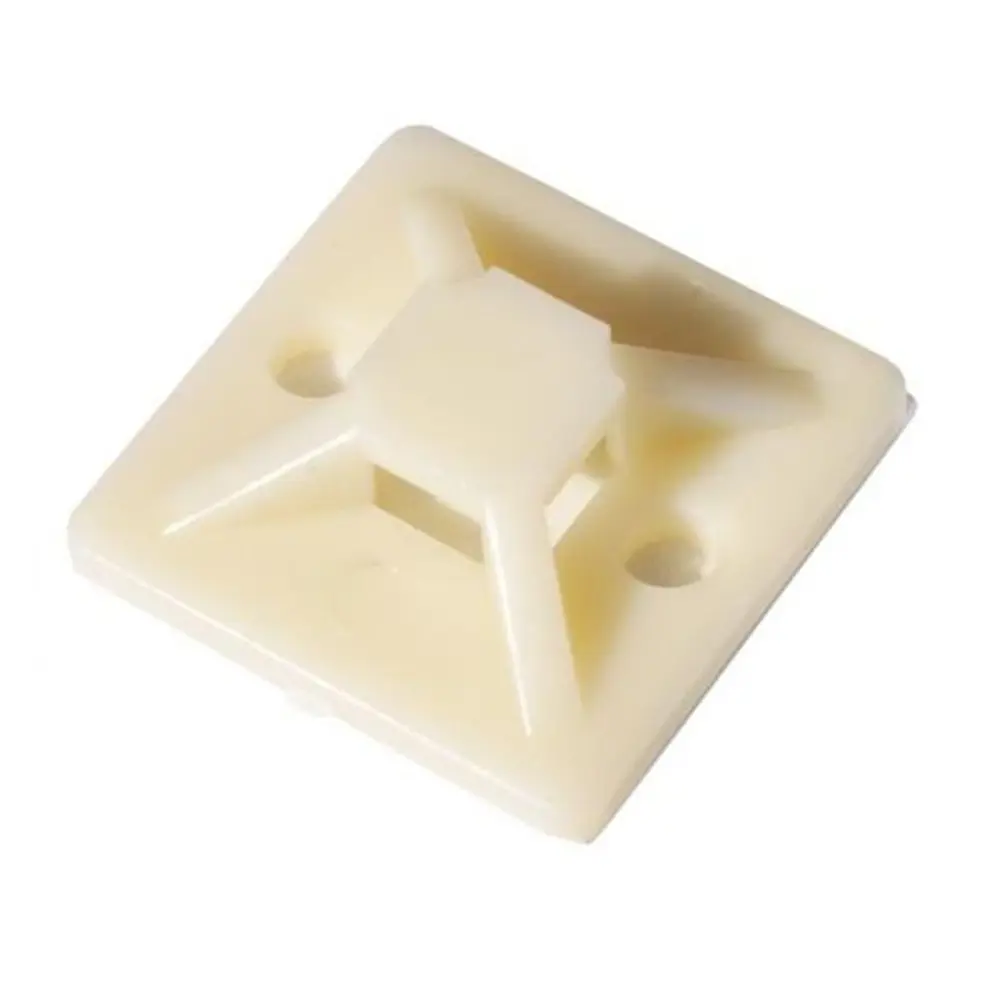 ЭКОПЛАСТ Основание для кабельных хомутов самоклеющееся 28×28 мм (100 шт) 10059380 STLM-1101554