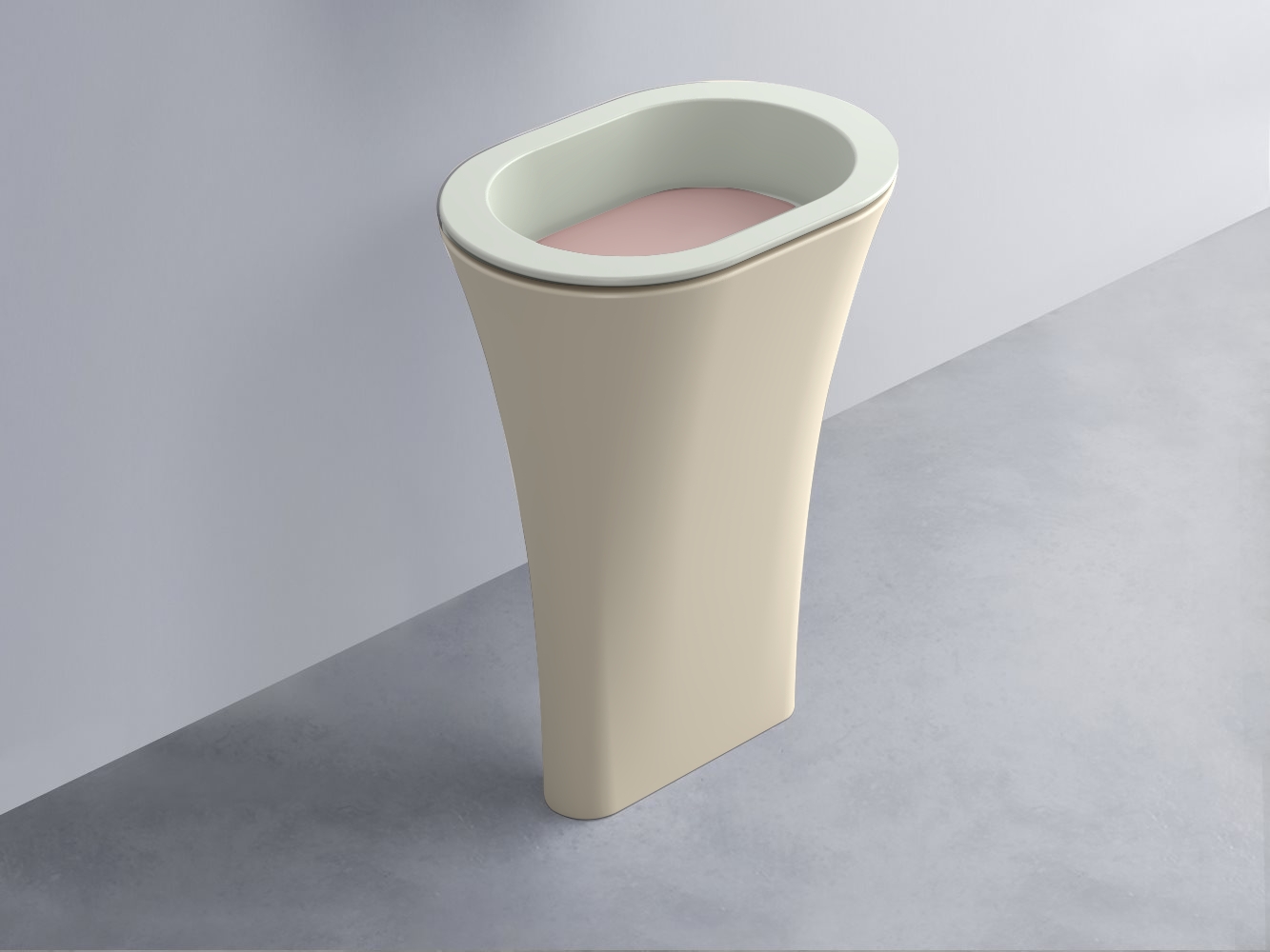 AMLA65-PM+AMPILO-CP+AMCOLO-LN Раковина Amedeo Ovale отдельностоящая cielo Enjoy + Amedeo Ceramica Cielo