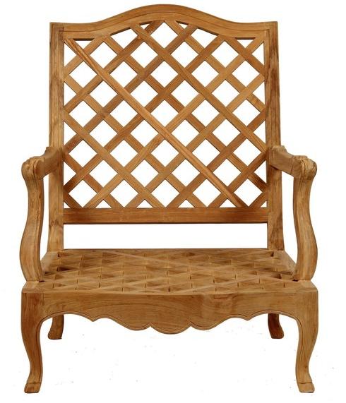 ASTELLO Садовое кресло из тикового дерева Bergere Camélia CAMELIA sun-id-1344750 - Вид №1