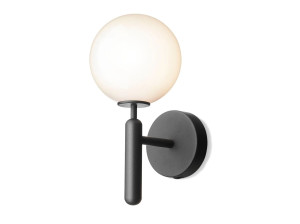 Настенный светильник из дутого стекла