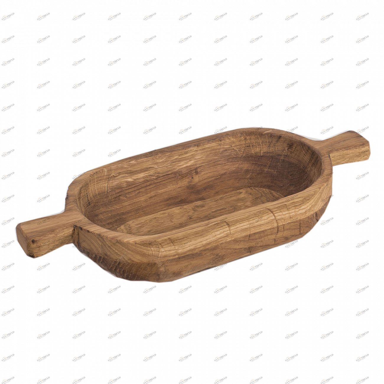 Плошка,две ручки коричневый FUGA ECO WOOD 123647 Коричневый 