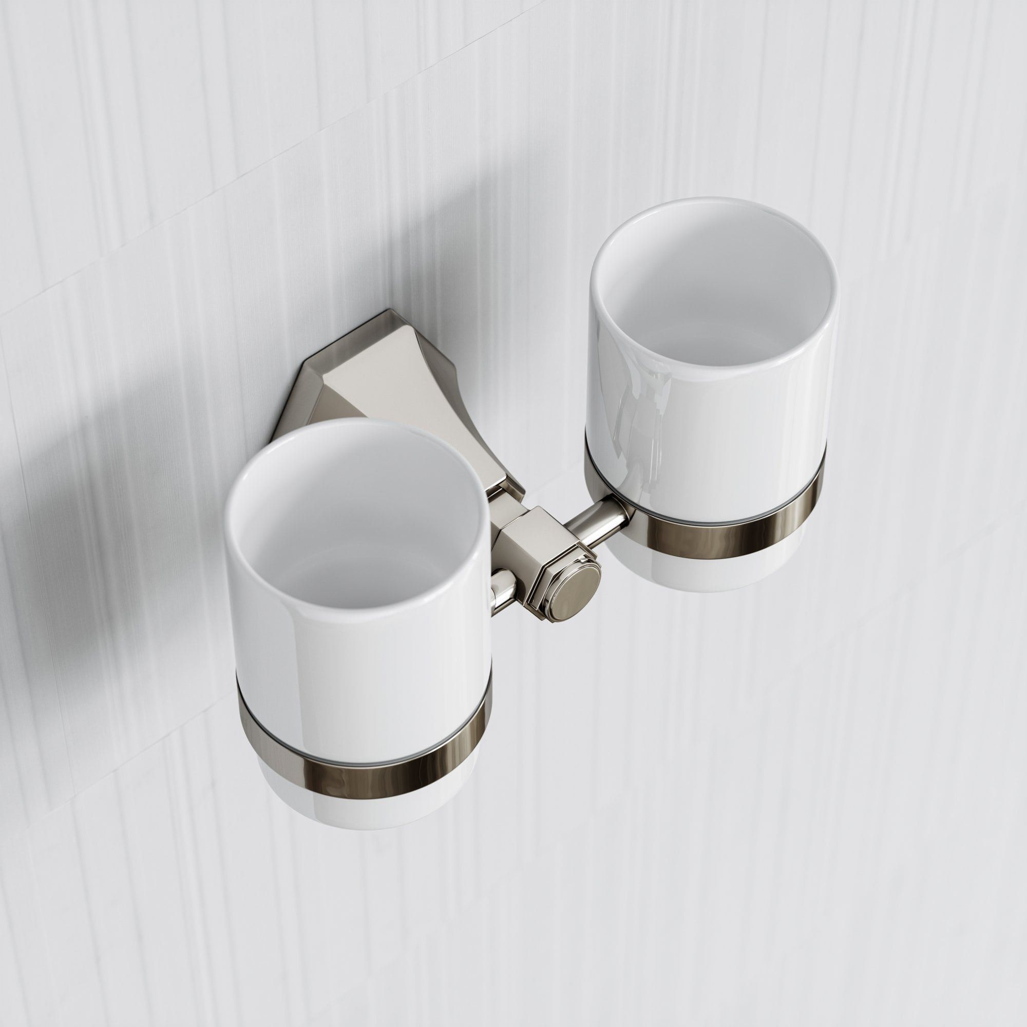 Керамический двойной настенный держатель зубной щетки LUSSO Eton ARCH-00004136 - Вид №1