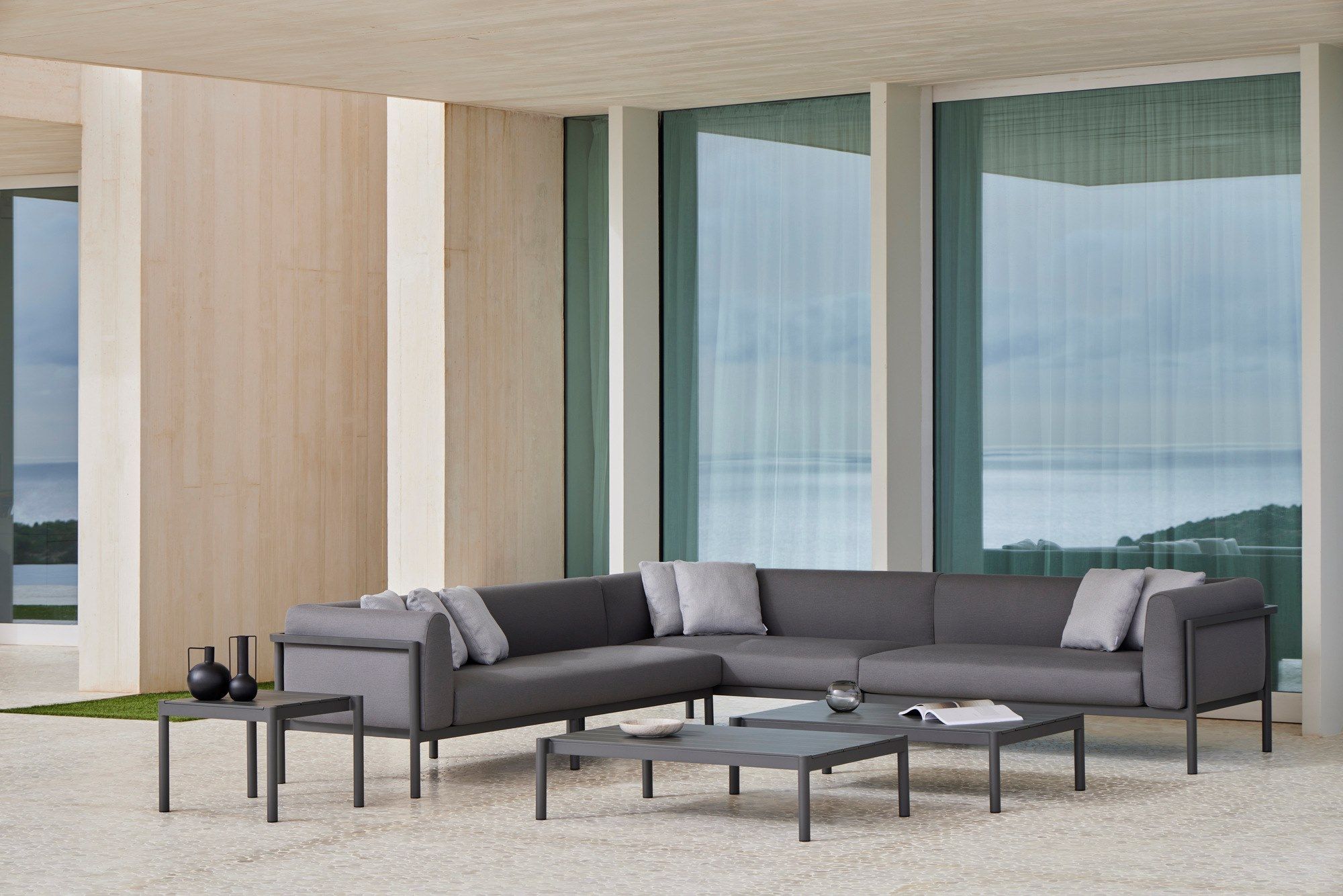 Алюминиевый журнальный столик с керамогранитом POINT Origin ARCH-00076927 - Вид №4