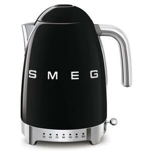 Чайник электрический Smeg с регулируемой температурой, черный