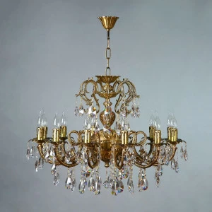 Подвесная люстра Ambiente Alicante 8888/12 AB Tear drop бронза AMBIENTE ДИЗАЙНЕРСКИЕ, ALICANTE 188205 Бронза