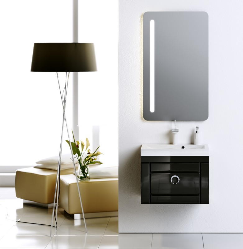 Инфинити Тумба под умывальник подвесная с ящиком, цвет белый Inf.01.06/001 AQWELLA Infinity INF0604D - Вид №1