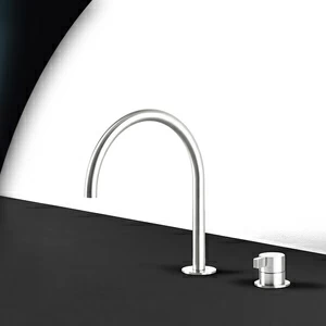 Смеситель для раковины TOOX TXQ32L серебристый глянцевый