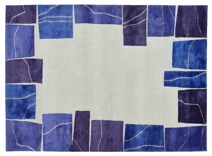 Прямоугольный ковер ручной работы из шерсти Deirdre Dyson Walking on Art ARCH-00058954