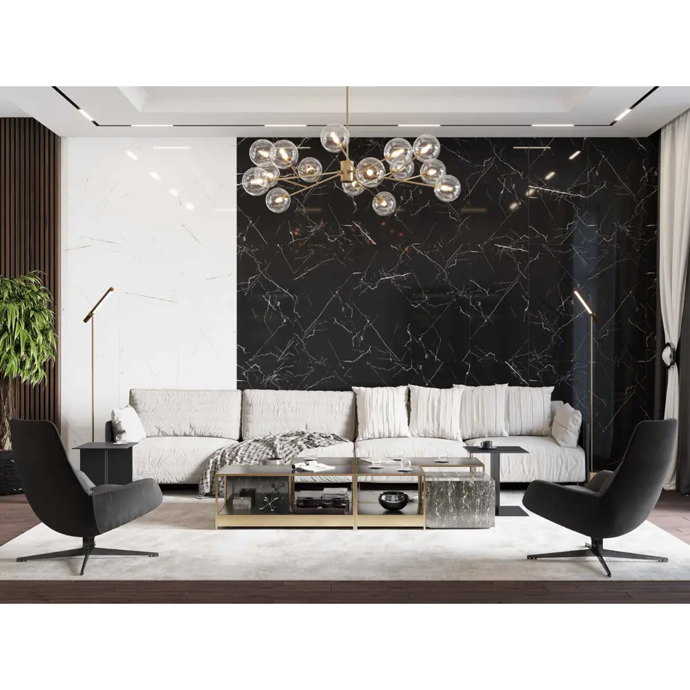 Santreyd Onlygres Marble - керамогранит под мрамор 60×120 см черный 86383170 STLM-0944561 - Вид №6