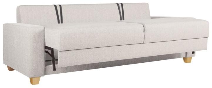 Sits Мягкий 3-местный диван-кровать из ткани sun-id-1417147 - Вид №3