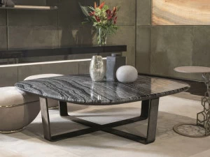 Longhi Квадратный мраморный журнальный столик Loveluxe 2018 – illusion collection Y 721