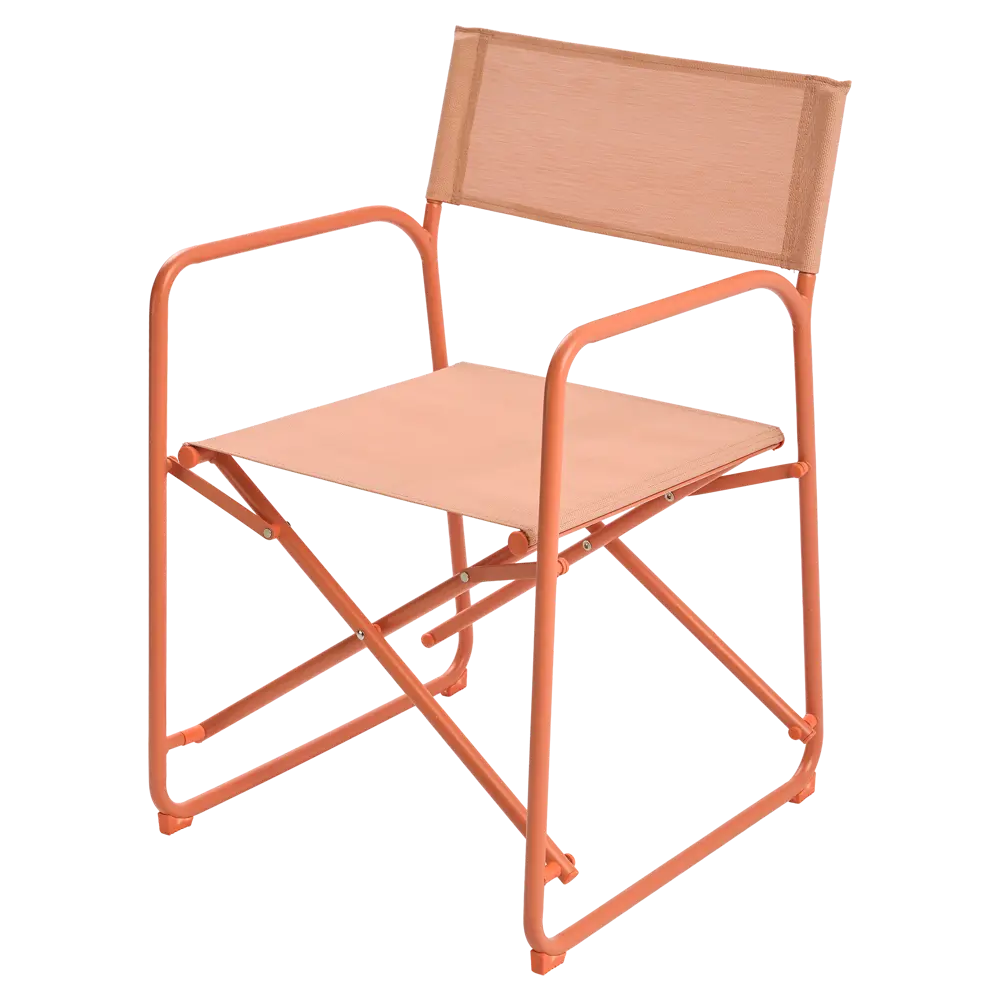 Набор садовой мебели для отдыха BEGINIA Sinda Сталь Стол, стул 2 шт Терракотовый STLM-2199927 - Вид №9