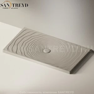 Flaminia WATER DROP Душевой поддон 140 см серый DR140.1019