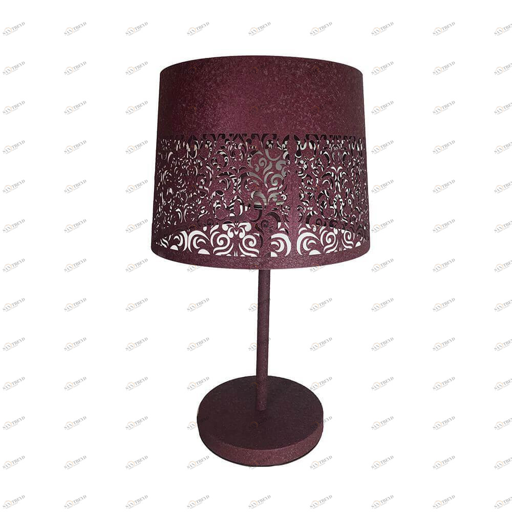 Лампа настольная бордовая Seven Fires "Карвед" 39104.04.68.01C SEVEN FIRES КАРВЕД 00-3907827 Фиолетовый 