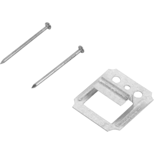 Кляймеры оцинкованные №5 (с гвоздями), 100 шт.